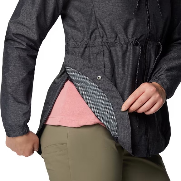 Columbia Black Utility Jacket with Weather-Resistant Fabric - Picture 5 of 8